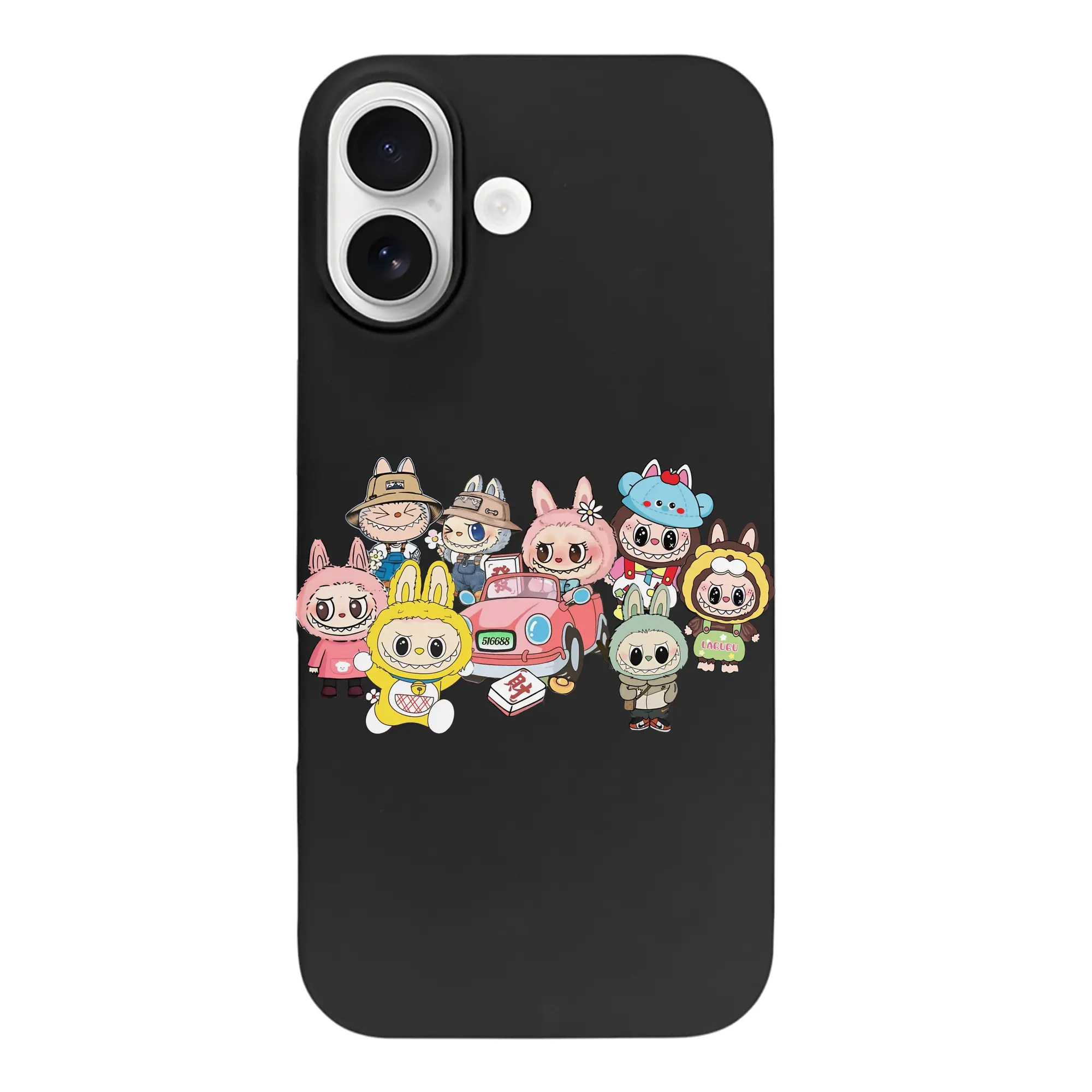 ラブブ グッズ ジモモ - iPhone 17 シリーズ シリコンケース 薄型 耐衝撃 指紋防止 ソフトタッチカバー 精密フィット 傷防止 保護ケース iPhone 17/17 Air/17 Pro/17 Pro Max 対応